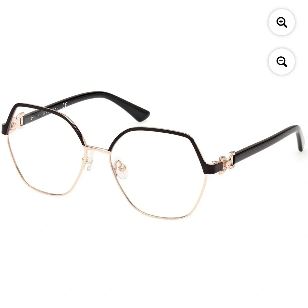 Guess by Marciano GM0391-002 55mm Eyeglasses New In Box with Cloth